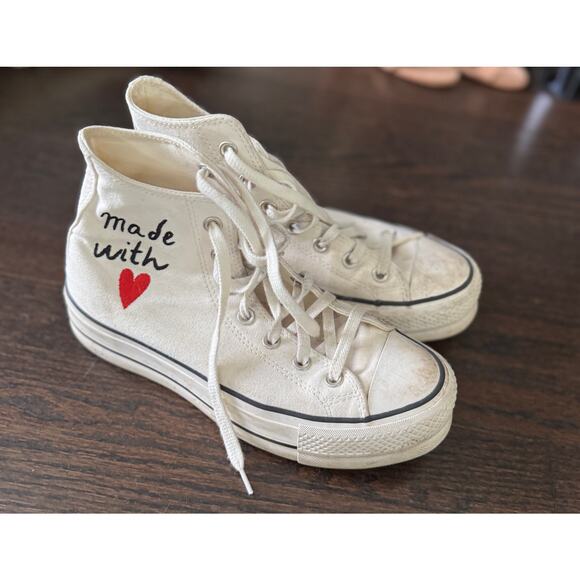 Converse Shoes - Converse Chuck Taylor All Star Lift Hi Made With Love (Women's) SIZE 7.5